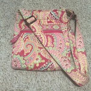 Vera Bradley Paisley Bermuda Pink Hipster